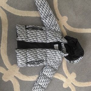 Stylish Black and White Jacket-not real Dior,but a good puffer.4-5years old,girl